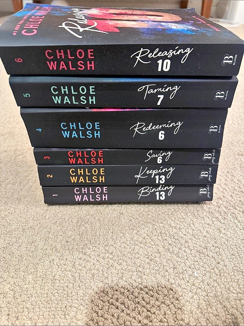 Chloe Walsh Books Paperback Series Set